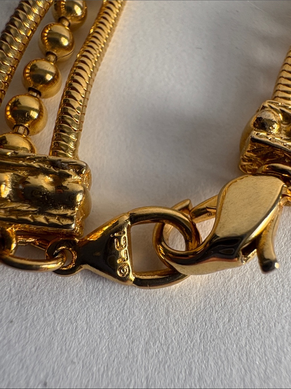 Liz Claiborne Gold-Tone Circular Pendant Tassel Necklace - Picture 4 of 5